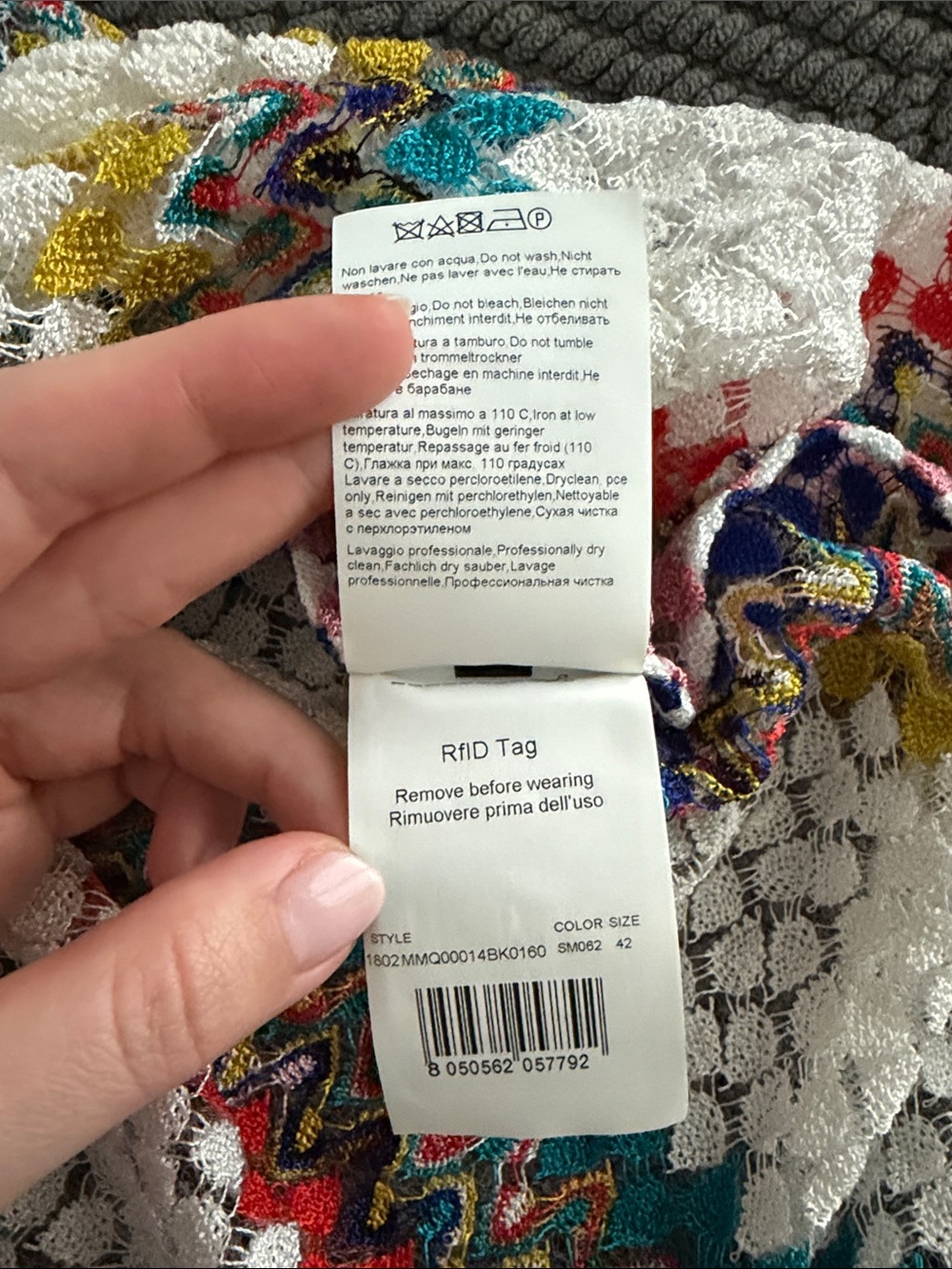 Missoni Mare Knit Sundress with Multicolor Zigzag Stripes - Picture 7 of 7